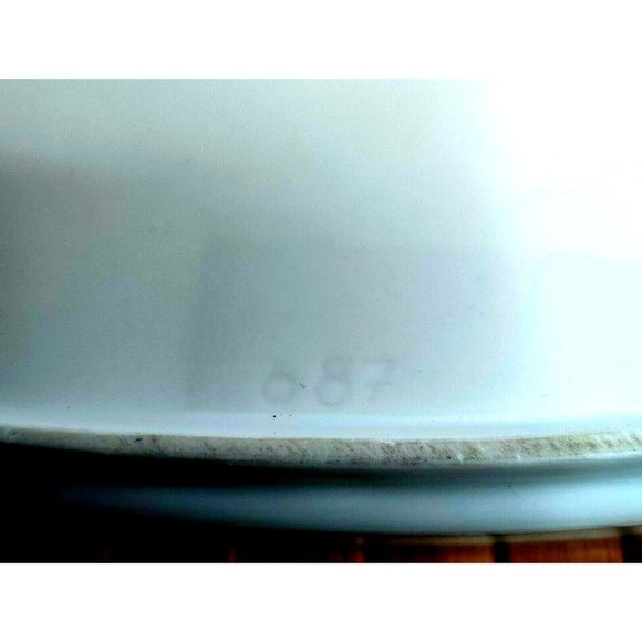 Vintage Rare Glossy Ceramic Art Trinket Box w/ Leaping Deer on Top Cover - 6x5" - Picture 12 of 12